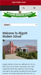 Mobile Screenshot of aligarhmodernschool.com